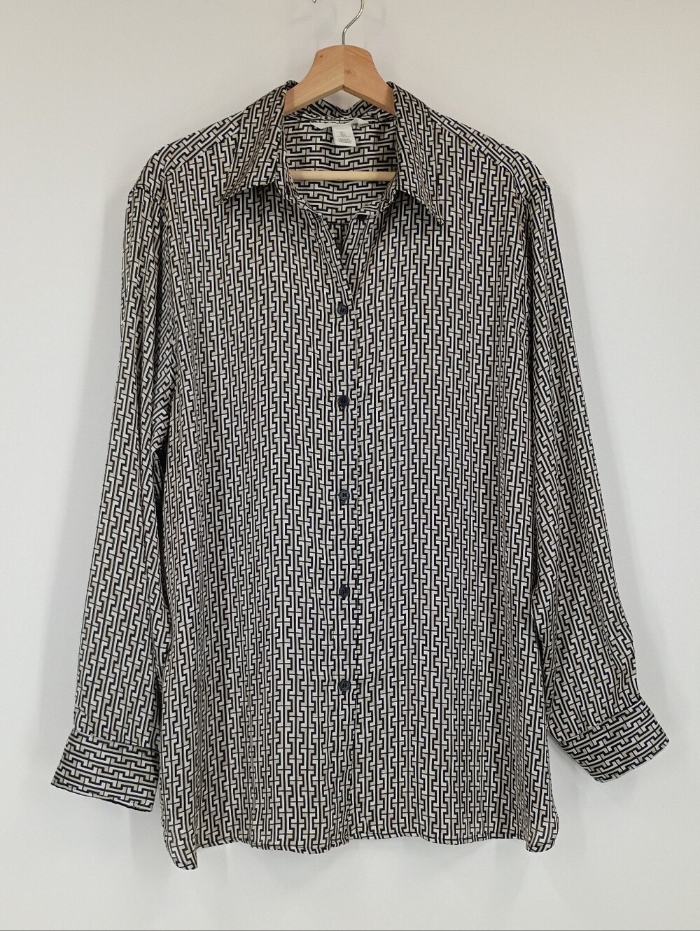 H&M Satin Button Down Shirt